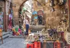 Shopping at Khan El Khalili Bazaar during a private tour in Cairo Egypt